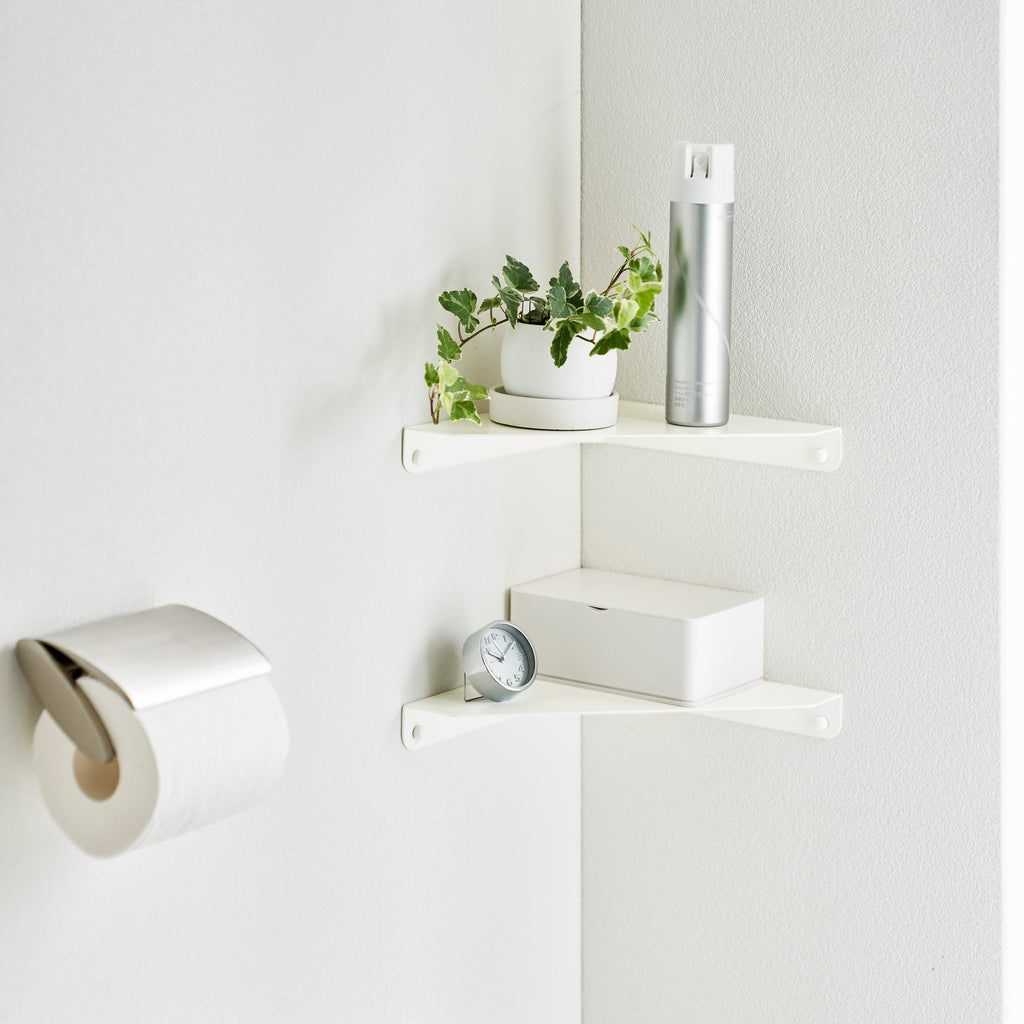 Wall-Mounted Corner Shelf