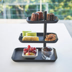 3-Tiered Serving Stand with Rotatable Trays