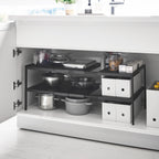 2-Tiered Extendable Under-Sink Organizer