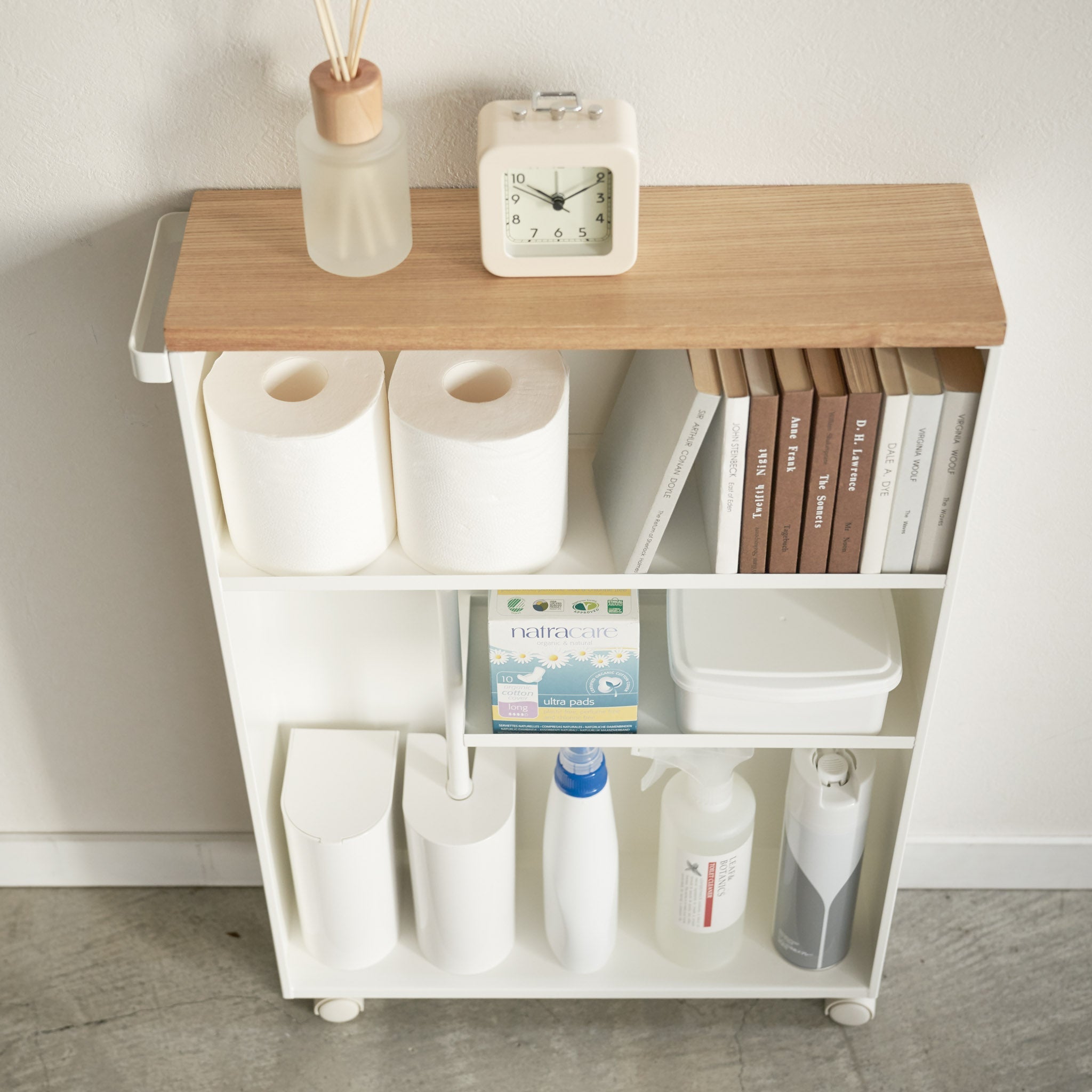 Semi-Closed Storage Cart