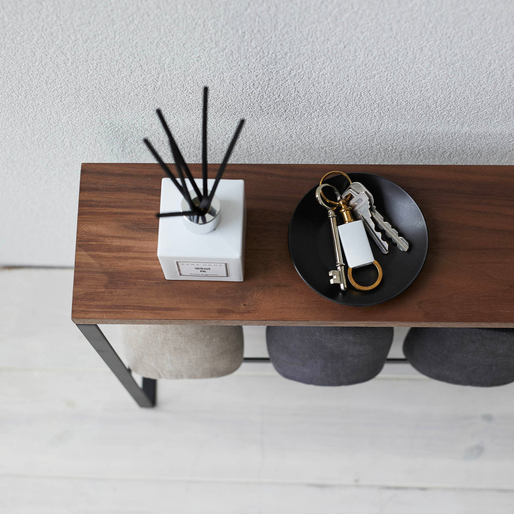 Wood-Top Slipper Rack