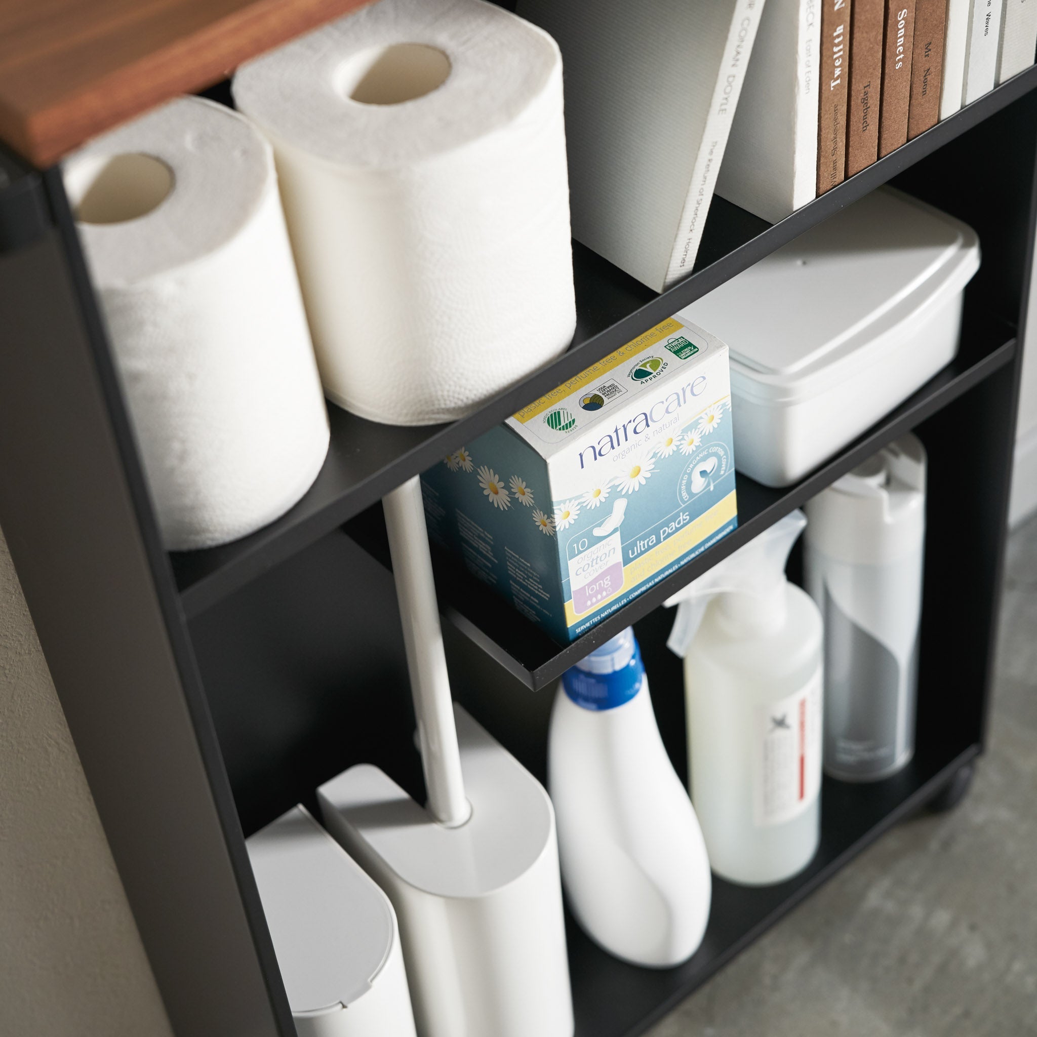 Semi-Closed Storage Cart