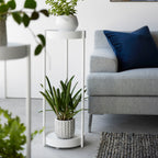 2-Tiered Plant Stand with Casters