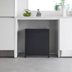 2-Compartment Trash Can with Casters