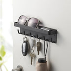 Magnetic Key Hooks with Tray