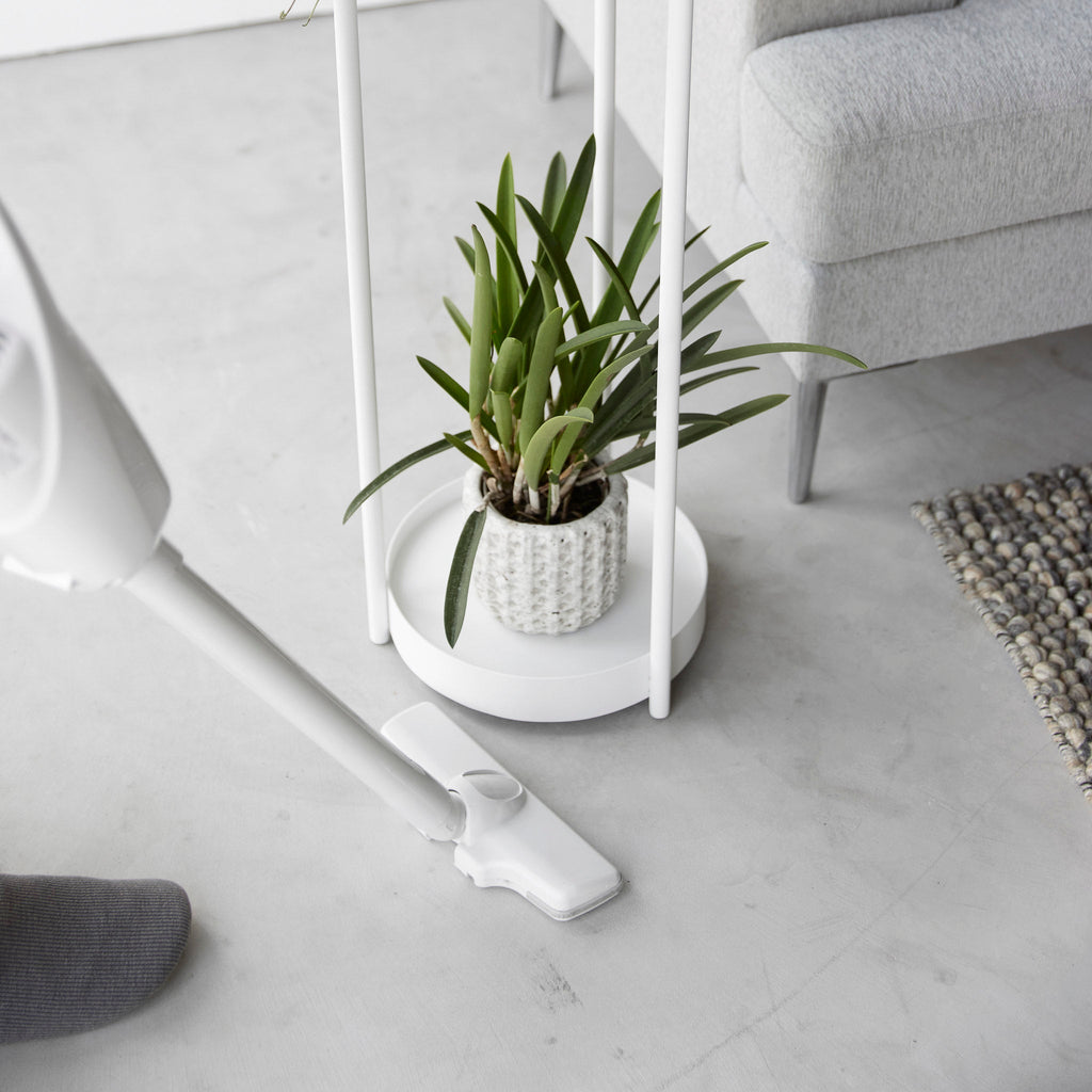 2-Tiered Plant Stand with Casters