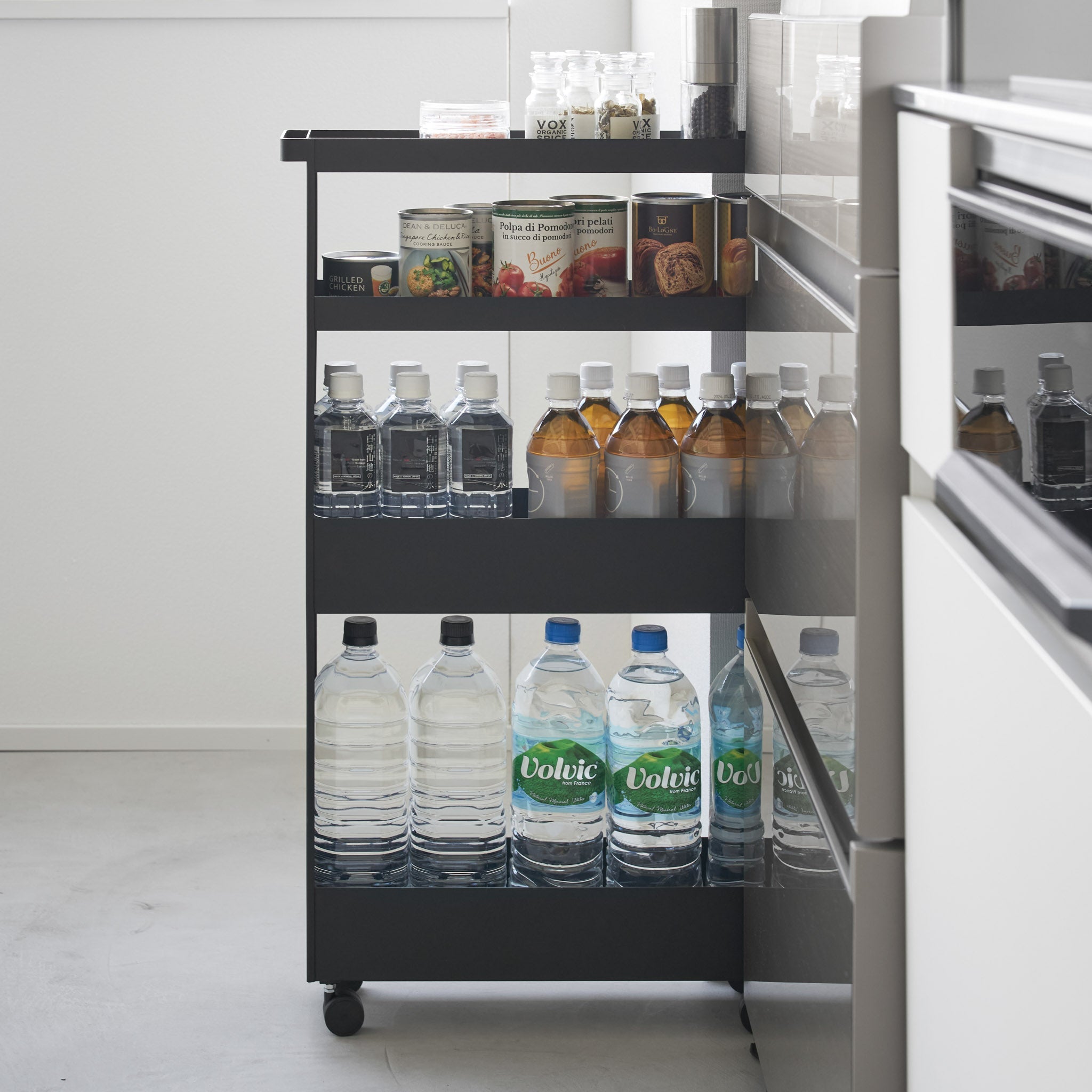 Slim 4-Tiered Storage Cart