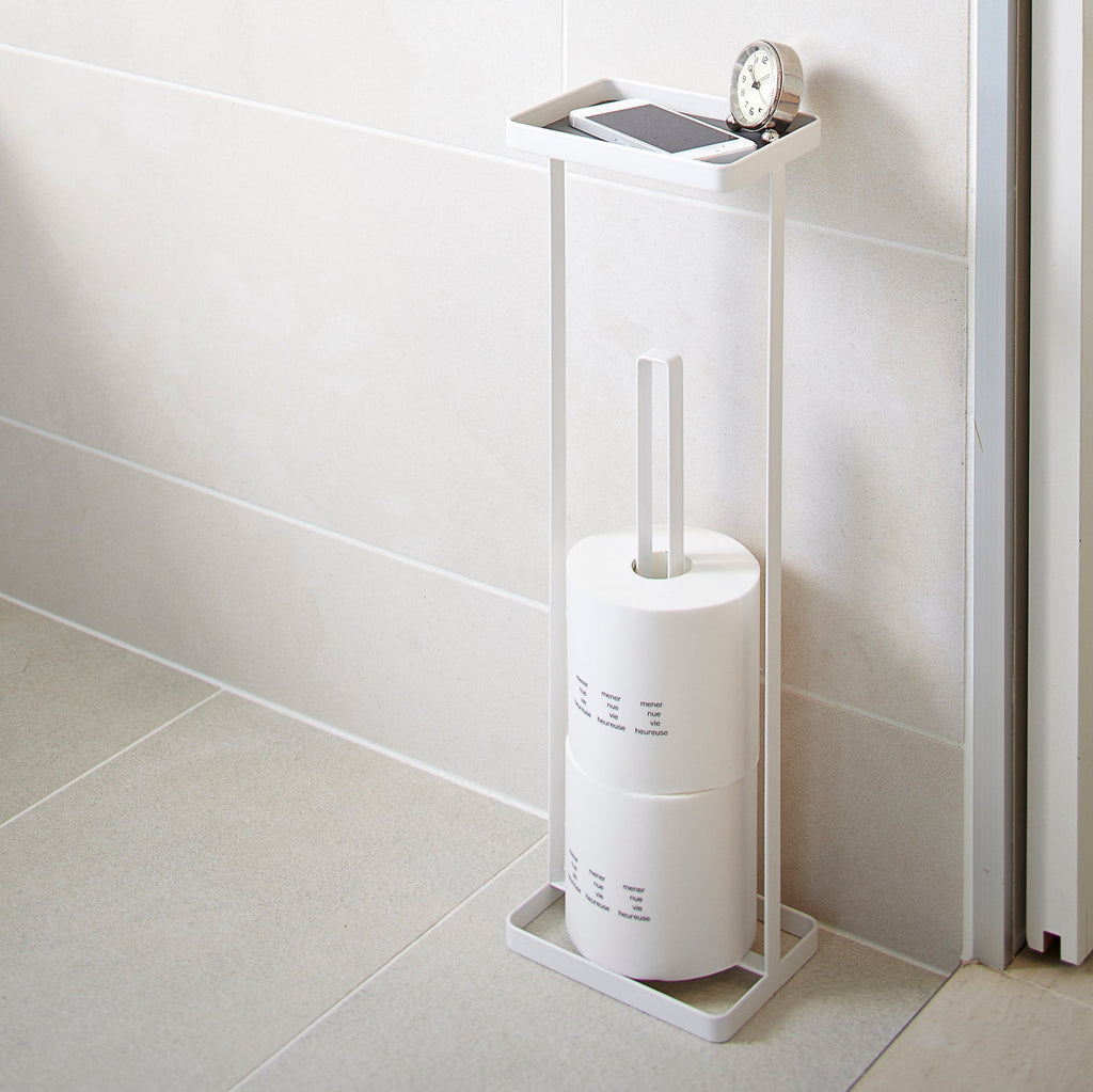 Toilet Paper Stocker with Tray