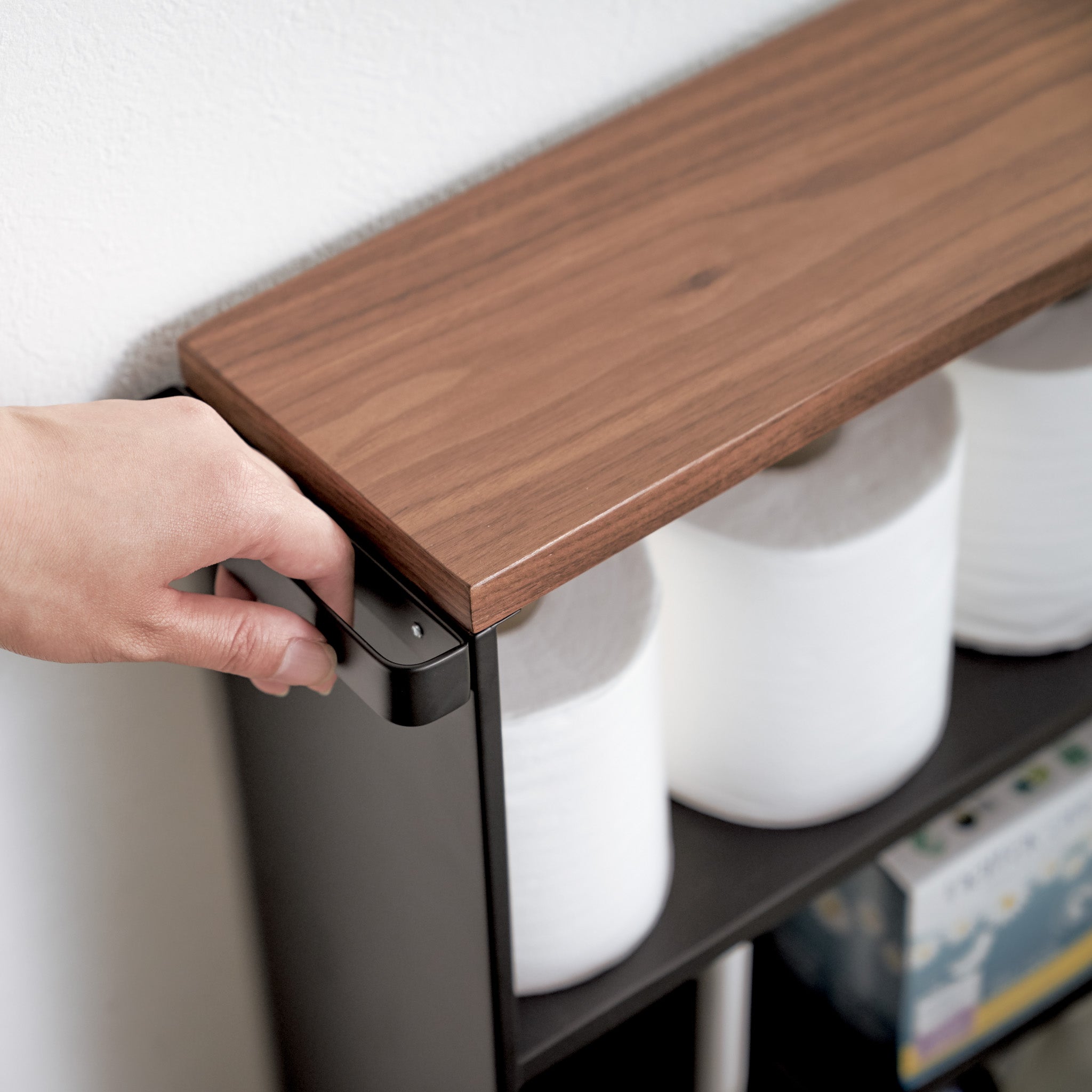 Semi-Closed Storage Cart