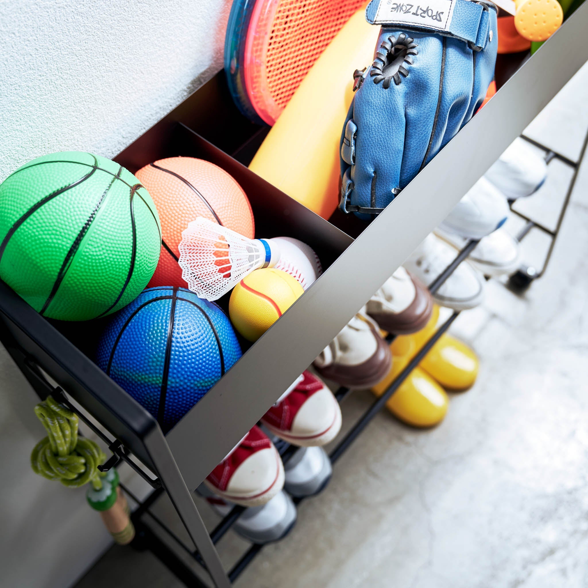 Storage Cart with Basket