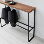 Wood-Top Slipper Rack