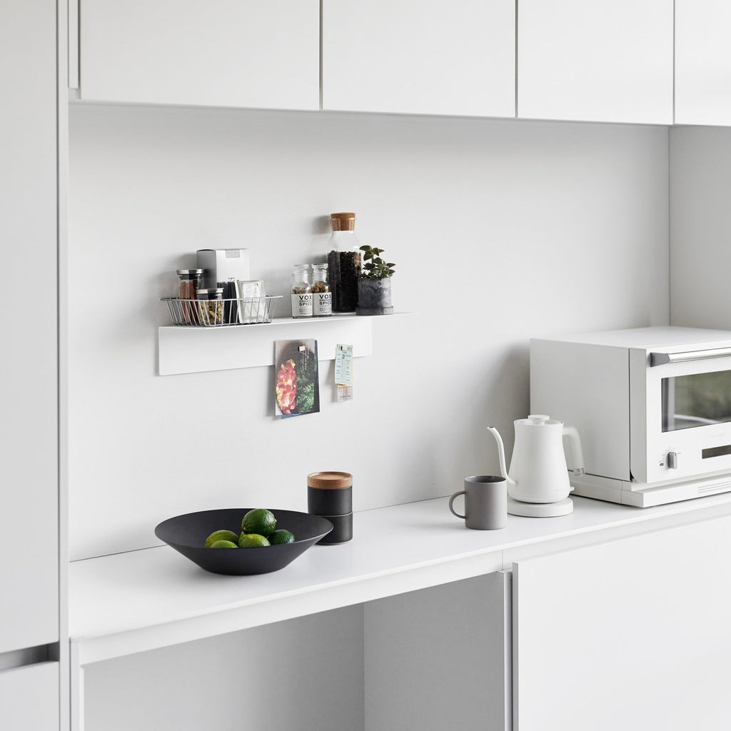 Wall-Mounted Shelf with Magnetic Panel (50 cm)