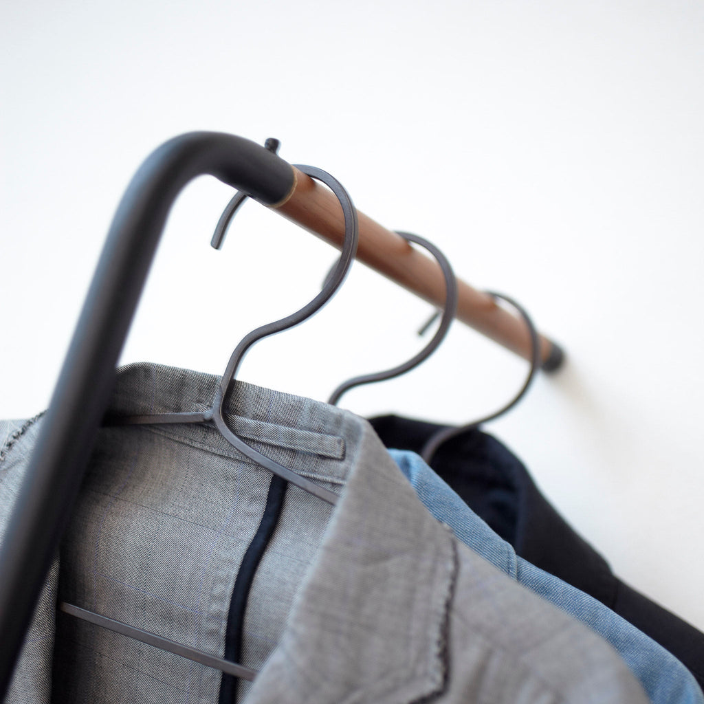 Slim Leaning Coat Rack