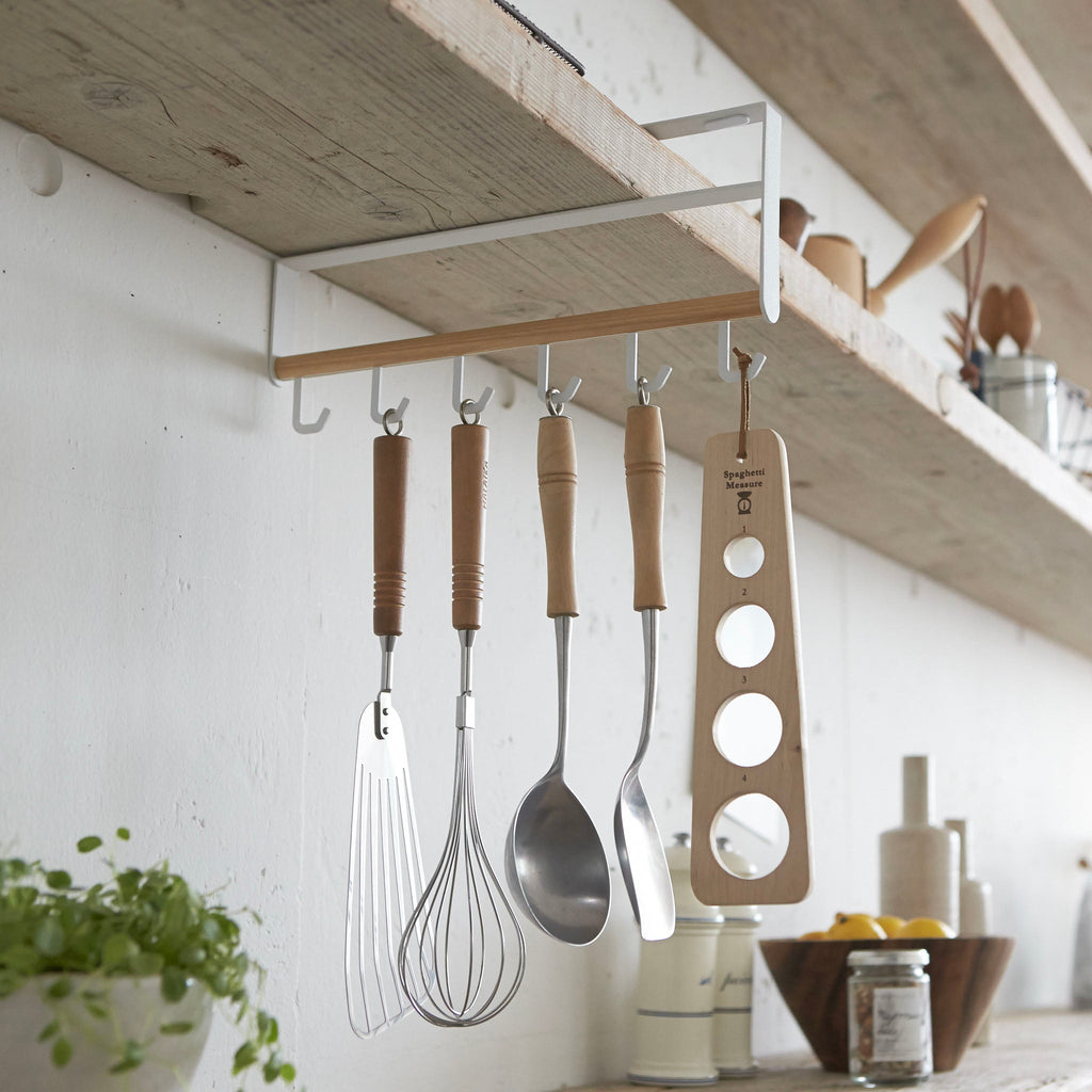 Under-Shelf Kitchen Tool Hooks