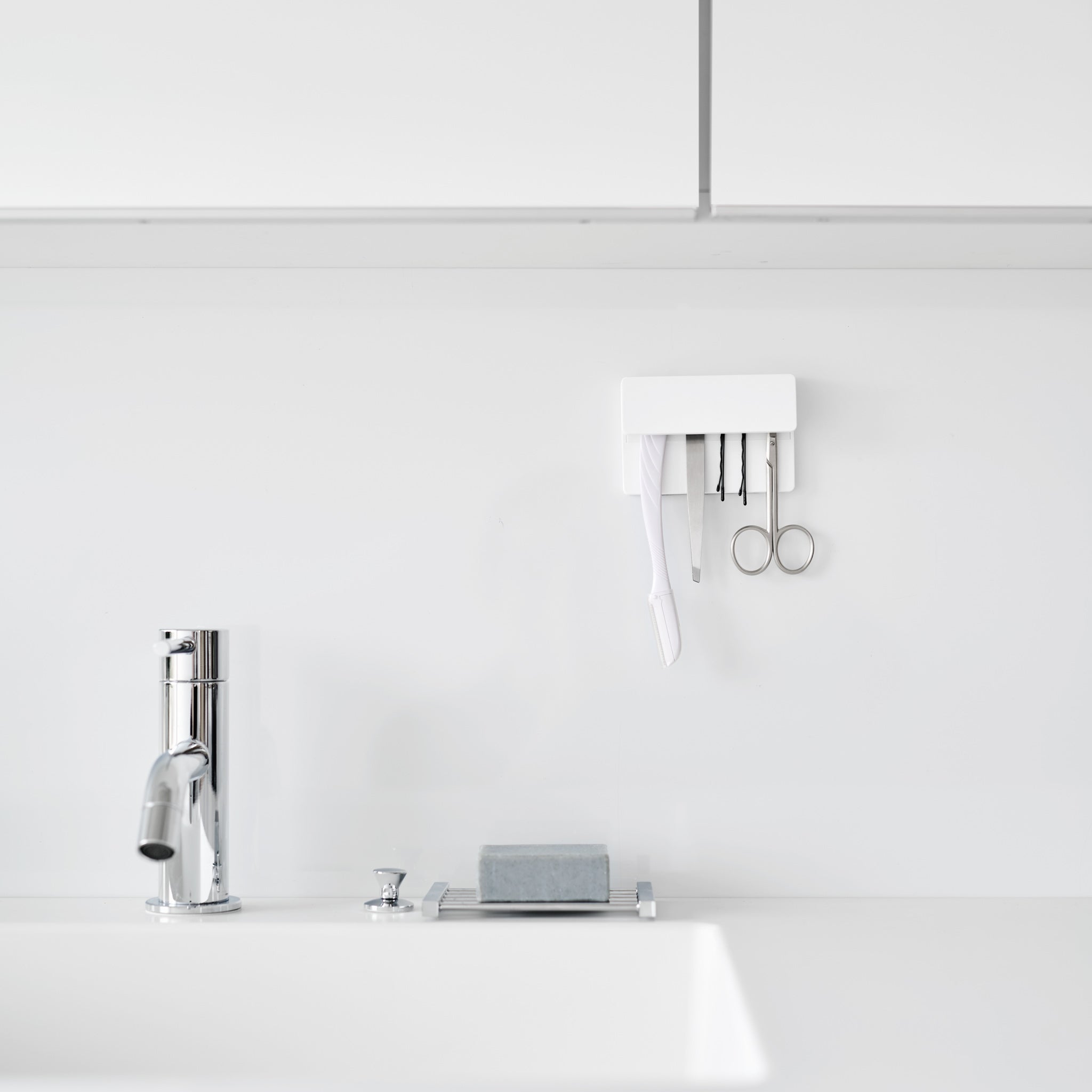 Film Hook Wide Toothbrush & Toothpaste Holder