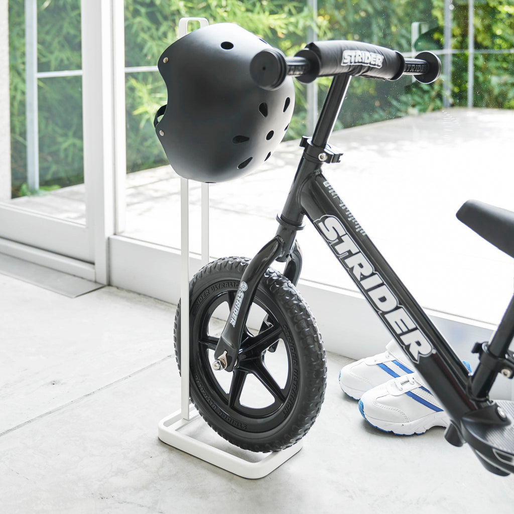 Kids Bike & Helmet Stand