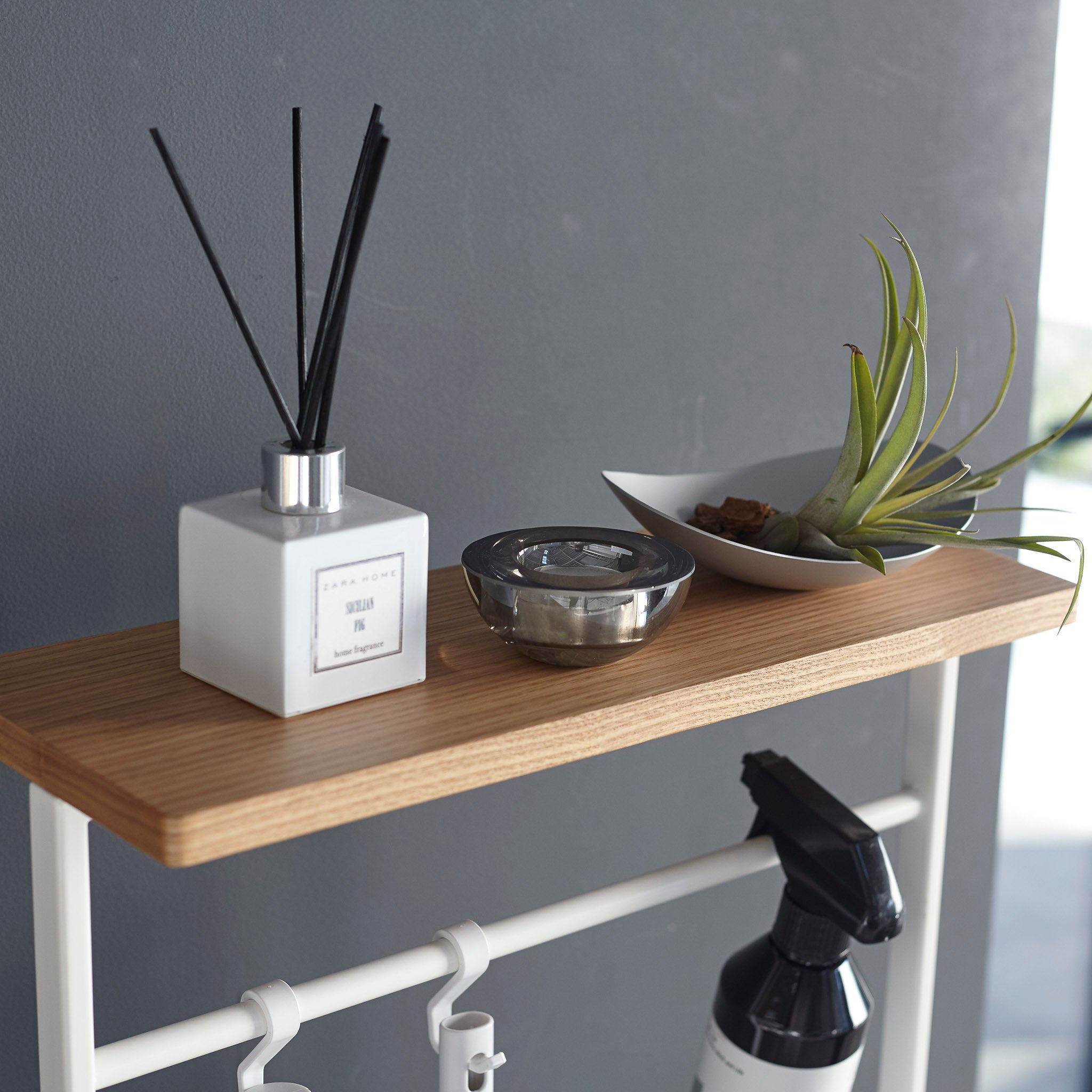 Wood-Top Hanging Umbrella Stand