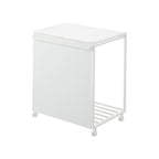 2-Compartment Trash Can with Casters