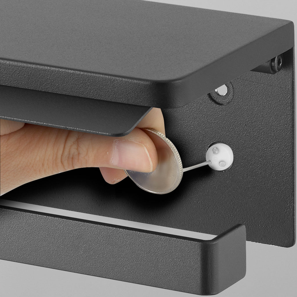 Wall-Mounted Double Toilet Paper Holder