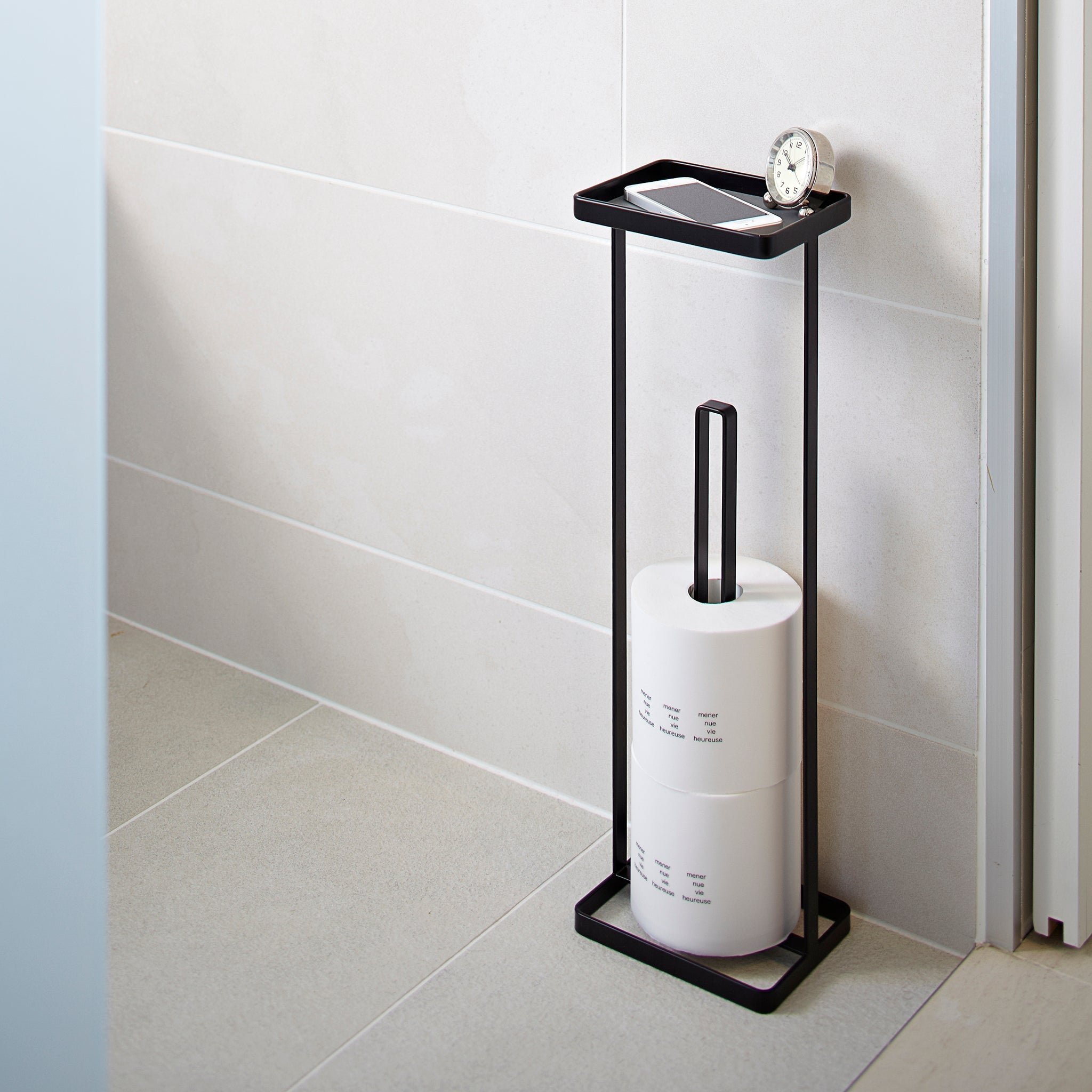 Toilet Paper Stocker with Tray