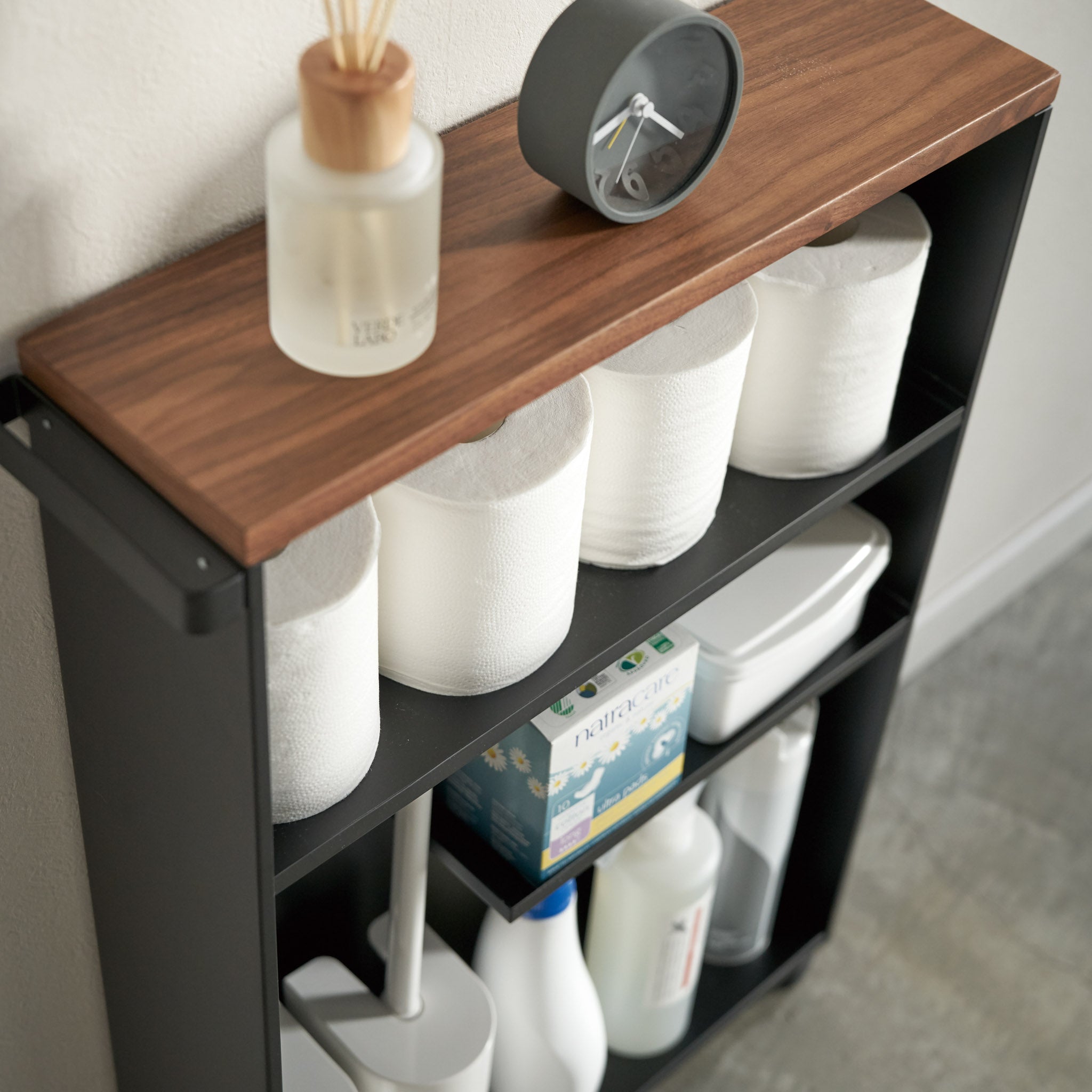 Semi-Closed Storage Cart