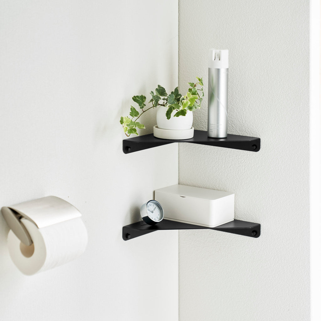 Wall-Mounted Corner Shelf