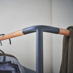 Leaning Corner Coat Rack