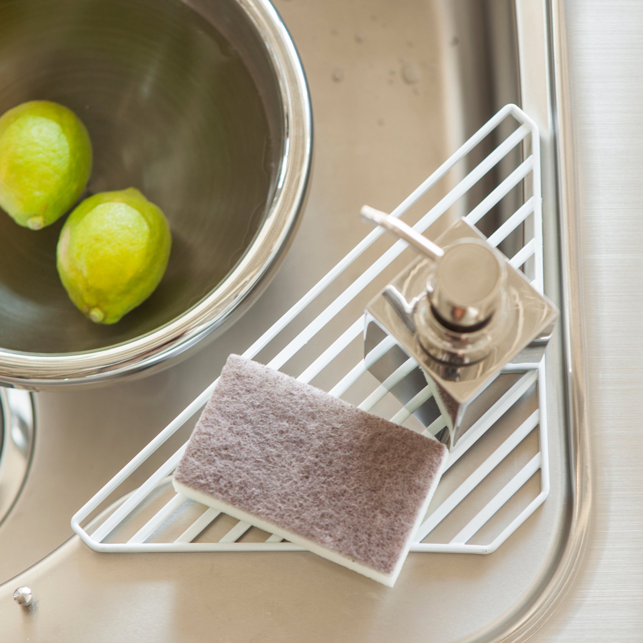 Sink Corner Drainer Rack