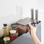 2-Tiered Sliding Seasoning Rack