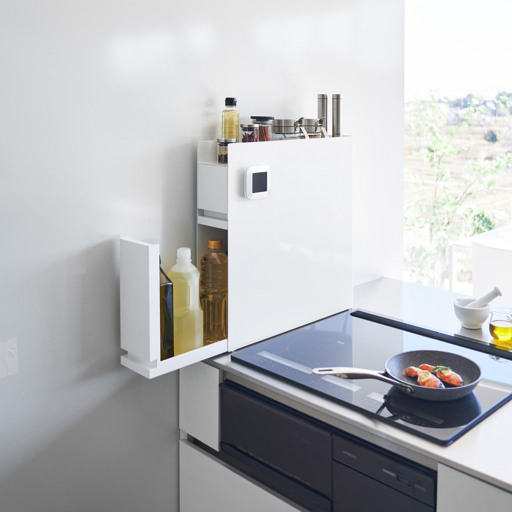 2-Tiered Sliding Seasoning Rack