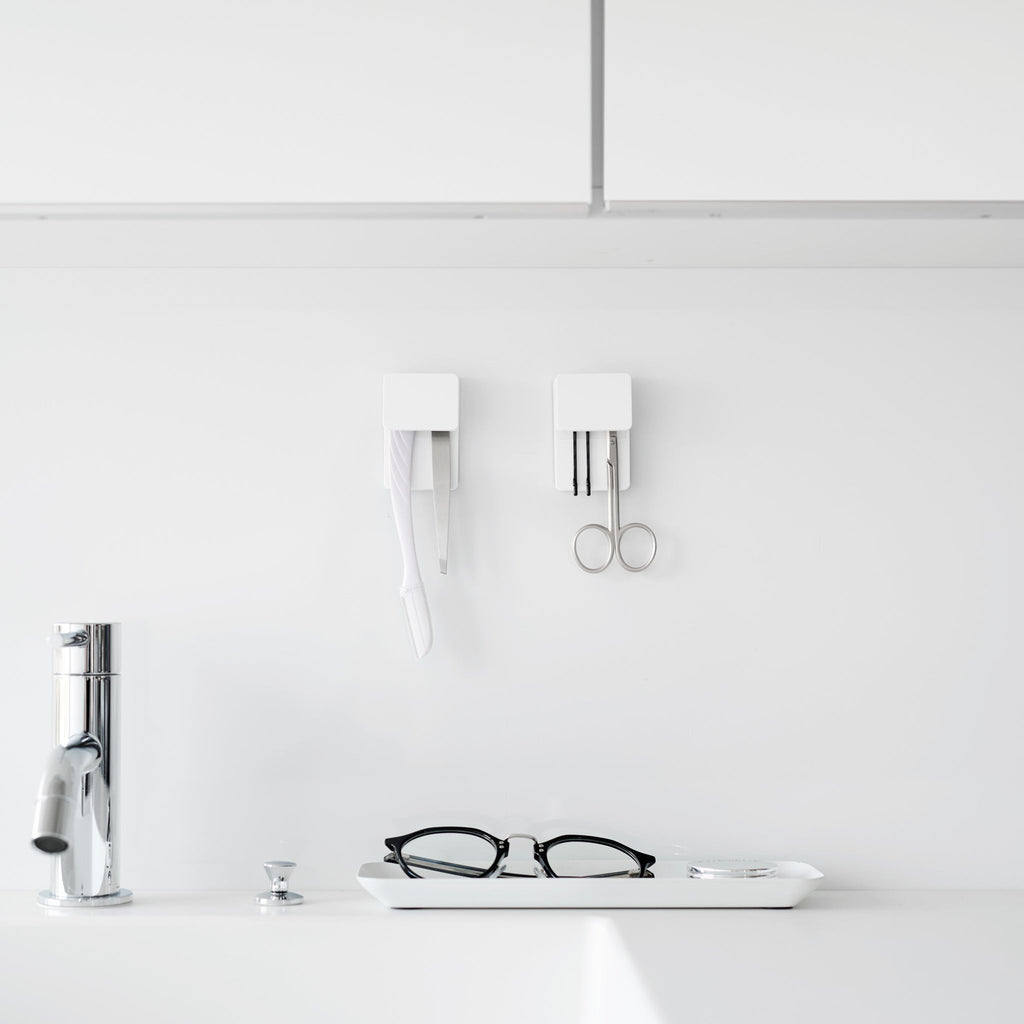 Film Hook Toothbrush & Toothpaste Holder (Set of 2)