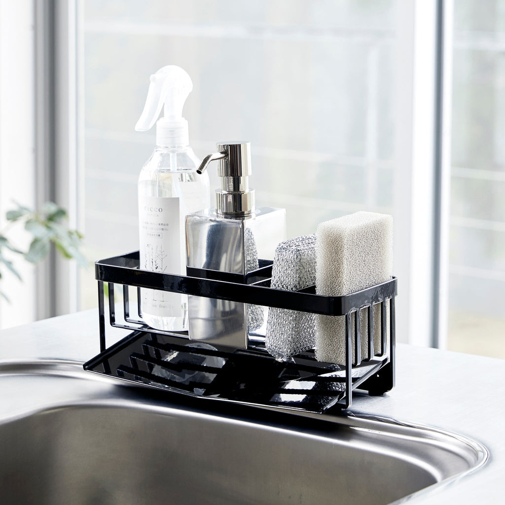 Sponge & Bottle Holder with Drainer