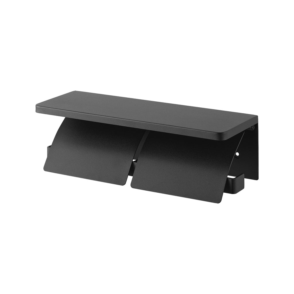 Wall-Mounted Double Toilet Paper Holder