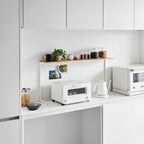 Wood-Top Kitchen Shelf