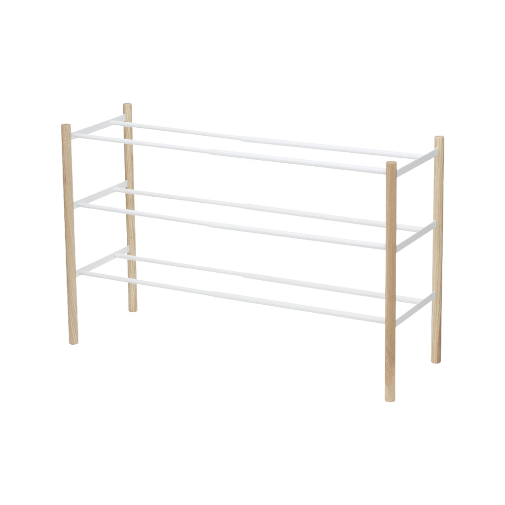 3-Tiered Extendable Shoe Rack