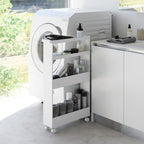 Slim 4-Tiered Storage Cart