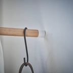 Leaning Corner Coat Rack