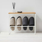 Wood-Top Slipper Rack