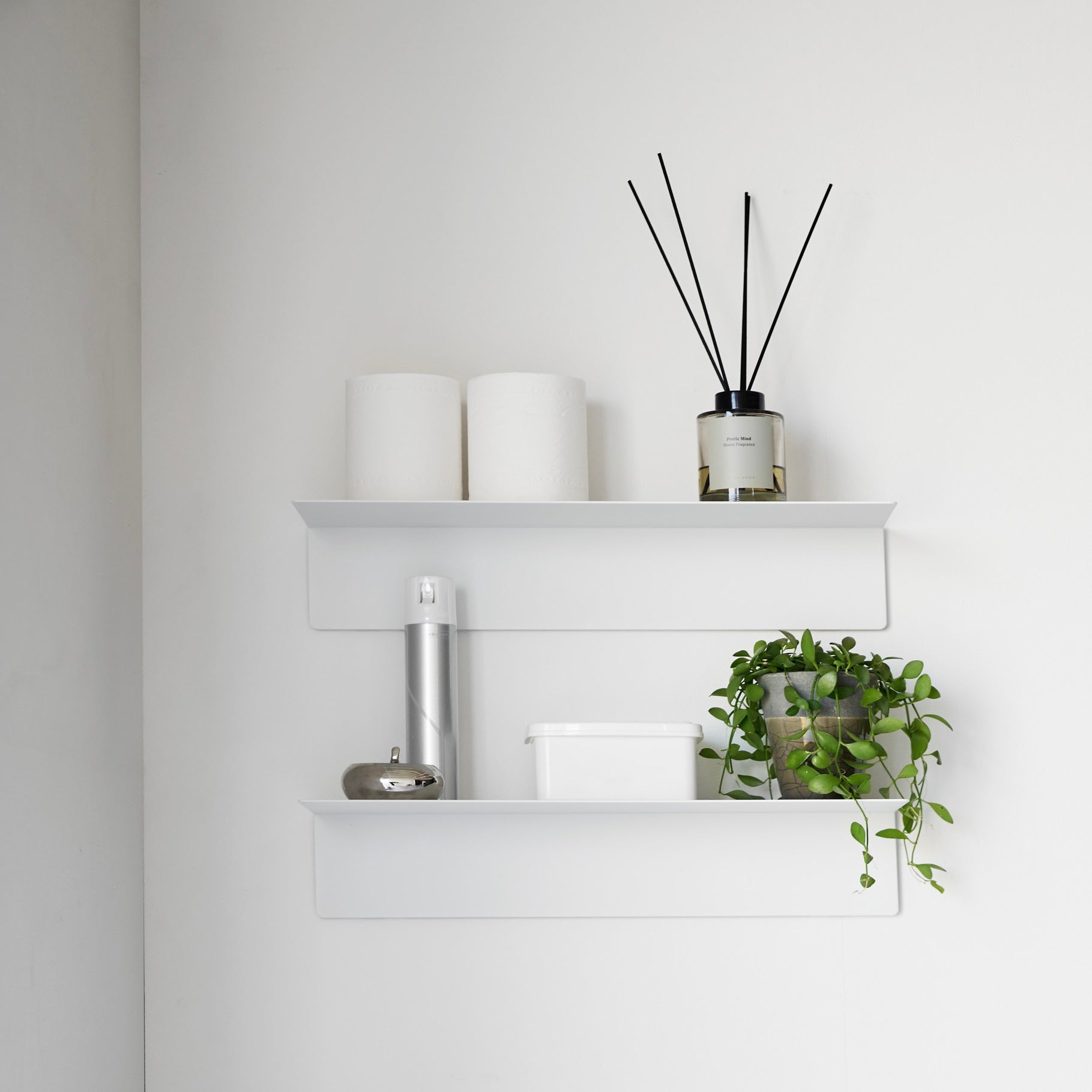 Wall-Mounted Shelf with Magnetic Panel (50 cm)