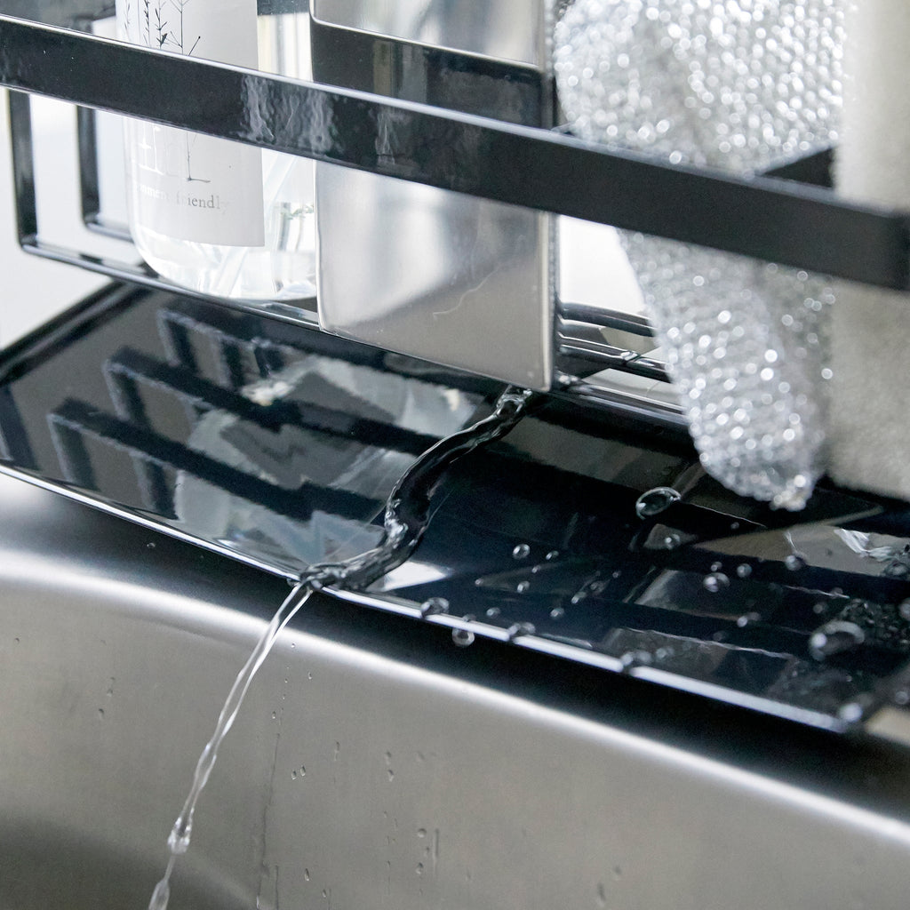 Sponge & Bottle Holder with Drainer