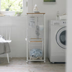 Wood-Top Laundry Wagon