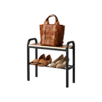 Wood-Top Shoe Rack