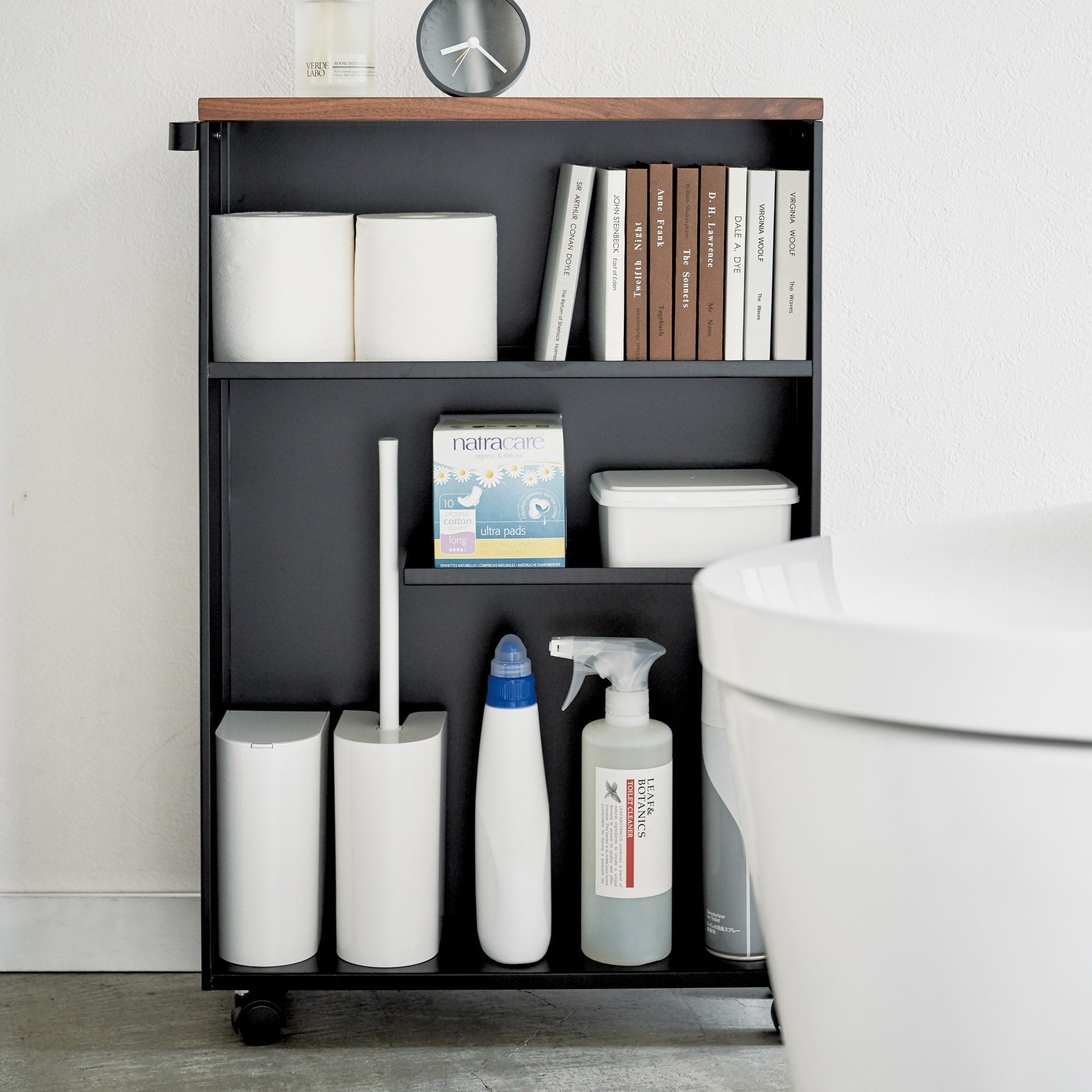 Semi-Closed Storage Cart