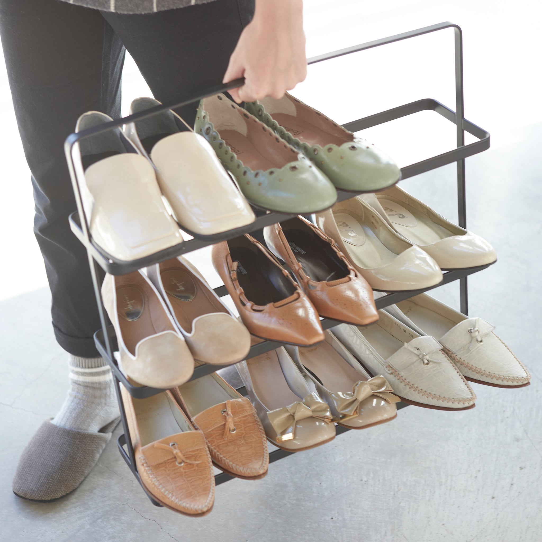 Wide Shoe Rack