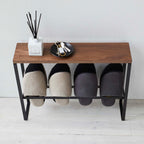 Wood-Top Slipper Rack