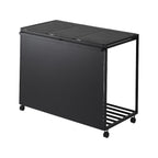 3-Compartment Trash Can with Casters