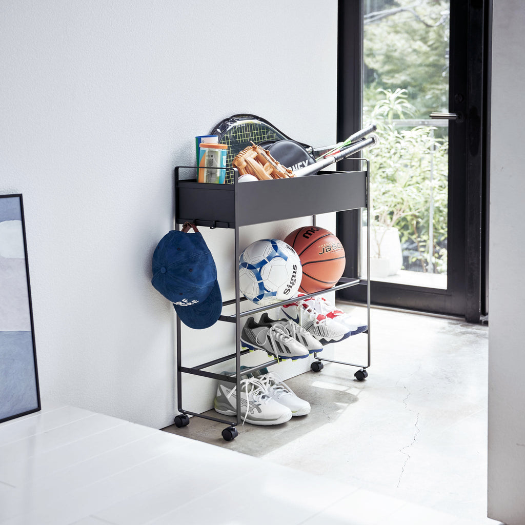 Storage Cart with Basket