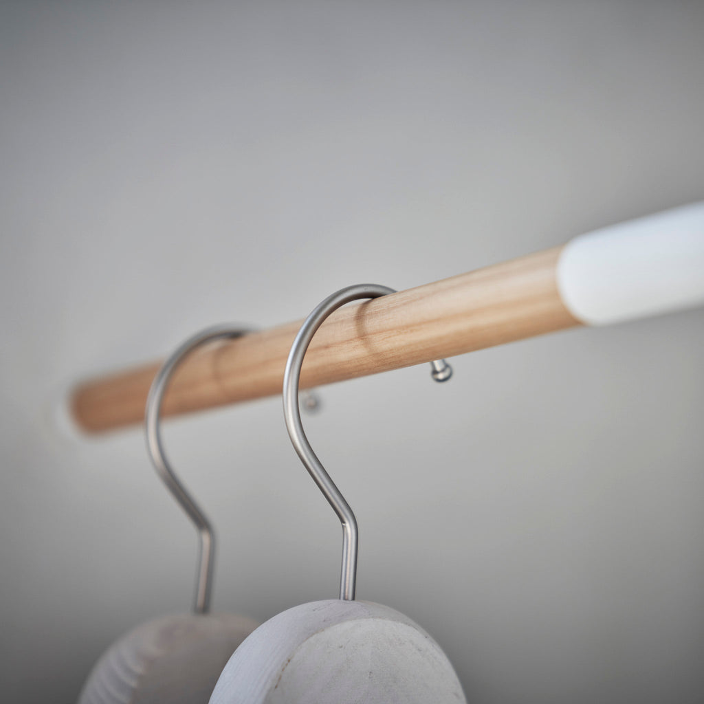 Leaning Corner Coat Rack