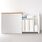 Sliding Wood-Top Storage Rack