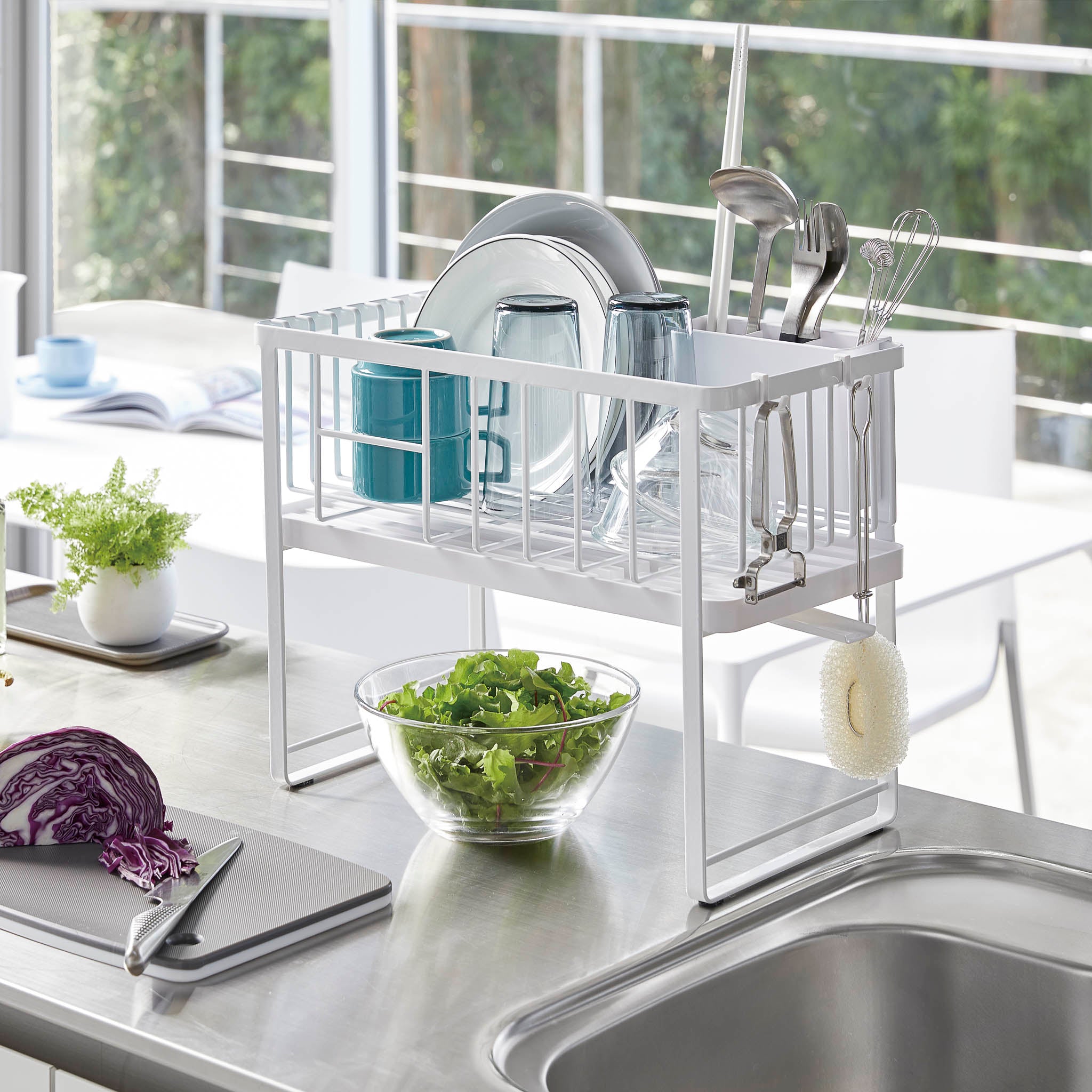 2-Tiered Drainer Rack